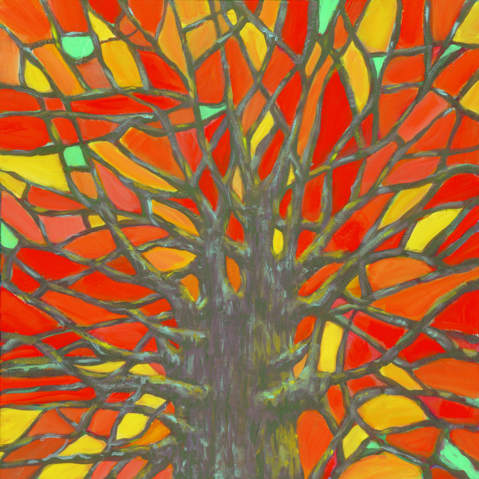 Red Tree Mosaic